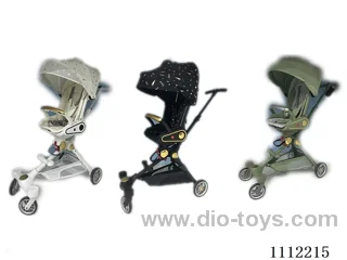 Children's trolley white Black green