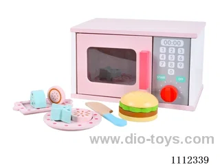 Pink microwave oven