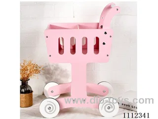 Pink supermarket car