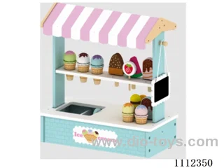 The ice cream stand