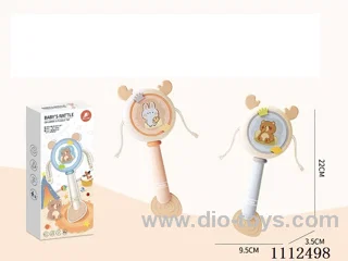 Rattle deer blue and pink mixed
