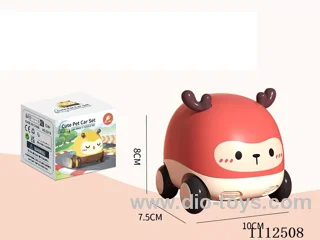 Inertia booster car deer tape teether