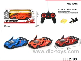 1:24 5ch Open door rc car not included battery/two mixed