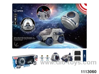 Combined space vehicle + return capsule