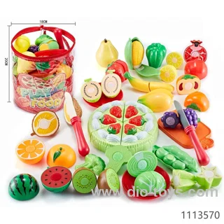 Cutting Pretend Play Food Sets in Hand Bag