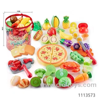 Cutting Pretend Play Food Sets in Hand Bag