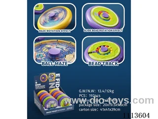 Labyrinth fidget spinner (12PCS, 4-color mix)