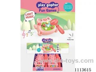 Puzzle Whack-a-Mole with Light Music/Pig (10PCS)