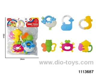 6pcs Teether Playset
