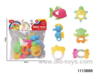 6pcs Teether Playset