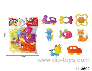8pcs Teether Playset