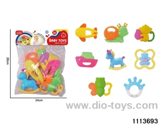 8pcs Teether Playset
