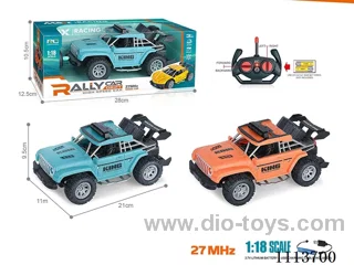 27MHz 1:18 4ch rc car included battery