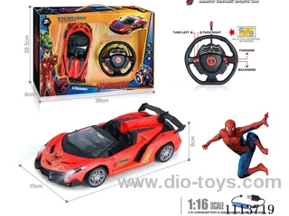 27MHz 1:16 4ch rc car  with light included battery