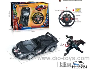 27MHz 1:16 4ch rc car  with light included battery