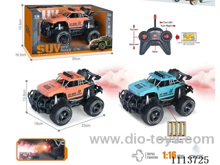 40MHz 1:16 5ch rc car  with spray not included battery