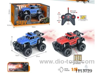 40MHz 1:16 5ch rc car  with spray not included battery