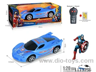 27MHz 1:20 2ch rc car included battery