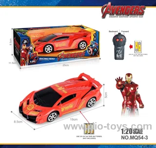 27MHz 1:20 2ch rc car not included battery