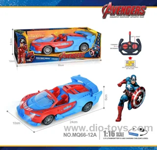 27MHz 1:16 4ch rc car  with light included battery