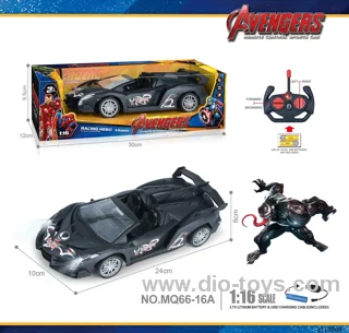 27MHz 1:16 4ch rc car  with light included battery