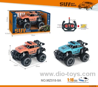 27MHz 1:16 4ch rc car included battery