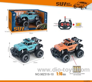 27MHz 1:16 4ch rc car not included battery