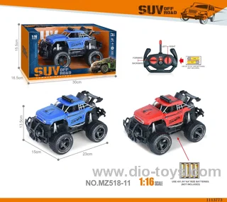 27MHz 1:16 4ch rc car not included battery