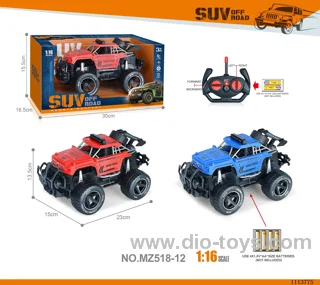 27MHz 1:16 4ch rc car not included battery