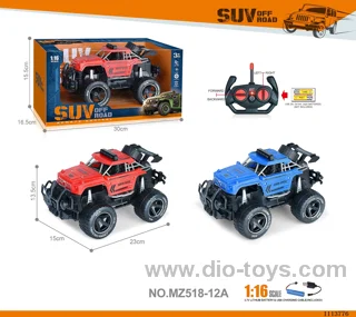 27MHz 1:16 4ch rc car included battery