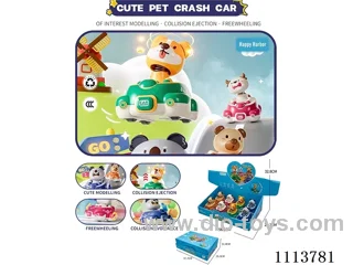 cute pet crash car（8pcs/box）