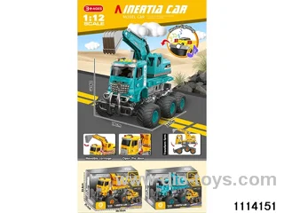 Crash sound and light excavator