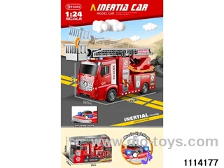 Sound and light fire ladder truck