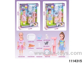 5 inch Barbie Set