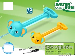 water gun Range 6-8 meters, capacity 280ML