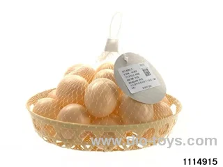 Non-porous Plastic Eggs 18PCS