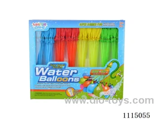 8 bunches of monochromatic water balloons