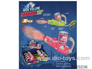 B/O gun with spray
