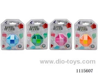 24 sections colorful four mixed magic ruler