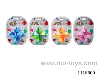 48 section colorful four mixed magic ruler