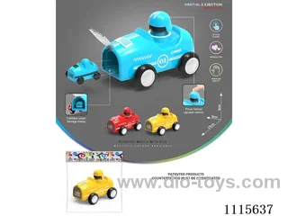 Inertial pressure ejector car