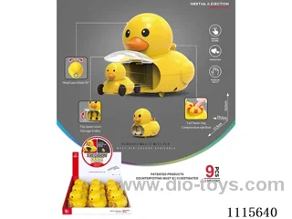 Inertial press catapult duck