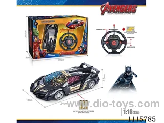 27MHz 1:16 4ch rc car with 3D light not included battery