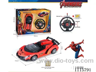 27MHz 1:16 4ch rc car with light not included battery
