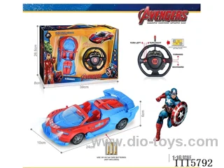 27MHz 1:16 4ch rc car with light not included battery