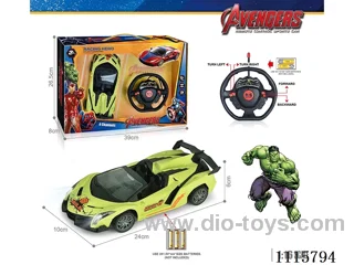 27MHz 1:16 4ch rc car with light not included battery