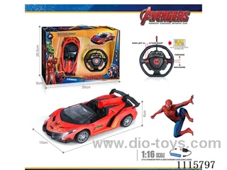 27MHz 1:16 4ch rc car with light not included battery