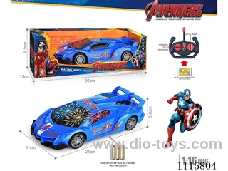 27MHz 1:16 4ch rc car with 3D light not included battery