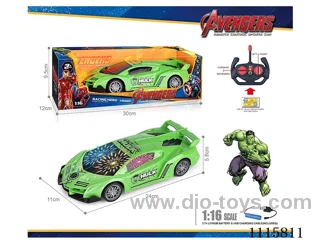 27MHz 1:16 4ch rc car with 3D light included battery
