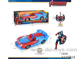 27MHz 1:16 4ch rc car with light not included battery
